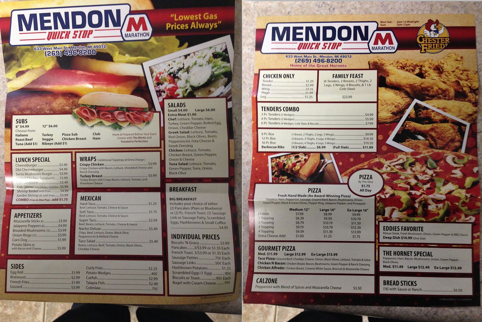 Mendon Quick Stop SW Michigan Dining